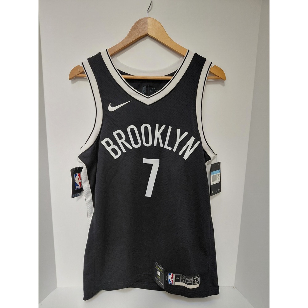 Nike Brooklyn Nets Kevin Durant 7 Icon Edition Swingman Jersey Black 864459-018